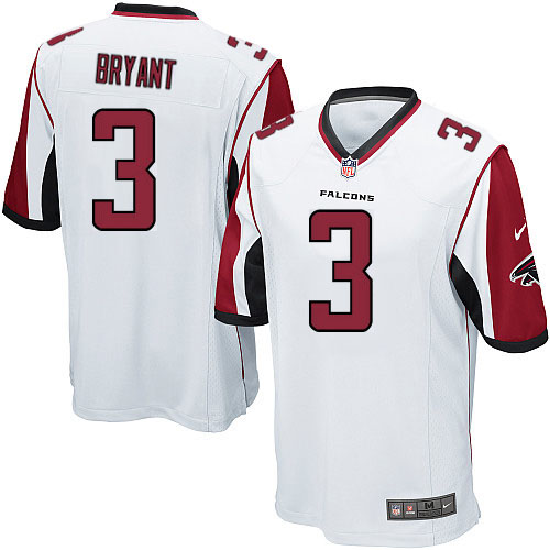 Nike Falcons #3 Matt Bryant White Youth Stitched NFL Elite Jersey